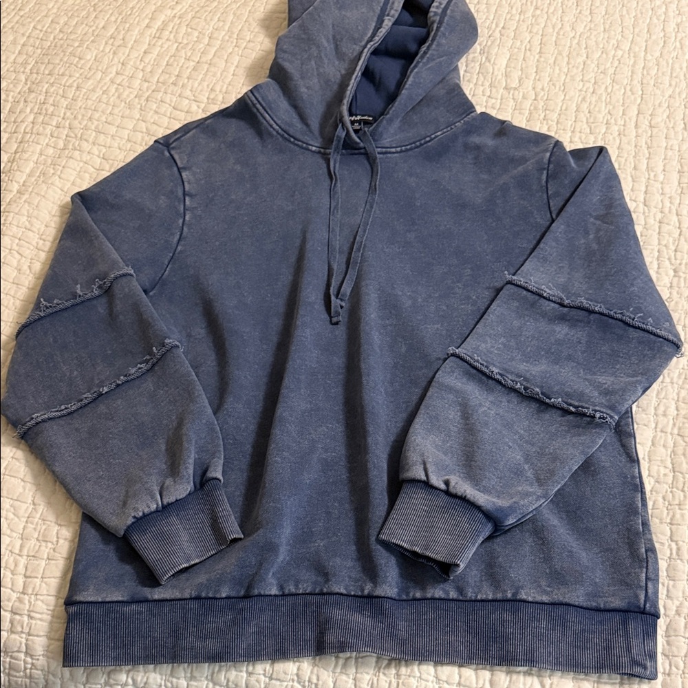Flag & Anthem Women’s Washed Navy Hooded Sweatshirt